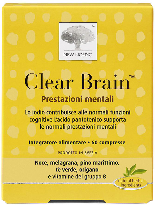 CLEAR BRAIN 60 COMPRESSE - farmachicca