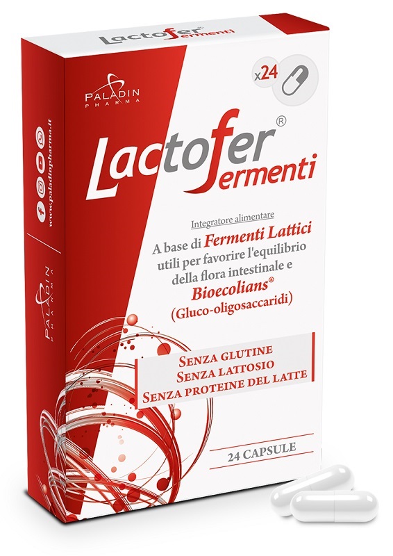 LACTOFER FERMENTI 24 CAPSULE - farmachicca