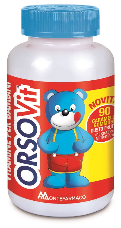 ORSOVIT CARAMELLE GOMMOSE 90 PEZZI - farmachicca