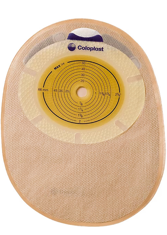 SACCA PER COLOSTOMIA CHIUSA RICOPERTA IN TESSUTO NON TESSUTOCON APERTURA ISPEZIONABILE FORO 25MM MIDI CAPAPACITA' 340ML 30 PEZZI - farmachicca