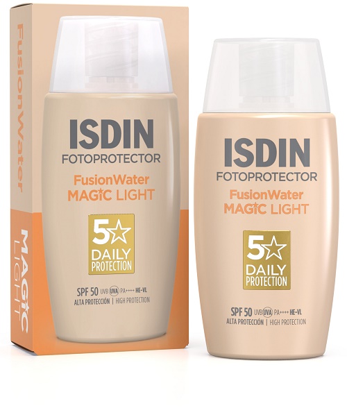 FUSION WATER MAGIC COLOR LIGHT SPF50 50 ML - farmachicca