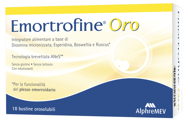 EMORTROFINE ORO 18 BUSTINE DA 3 G - farmachicca