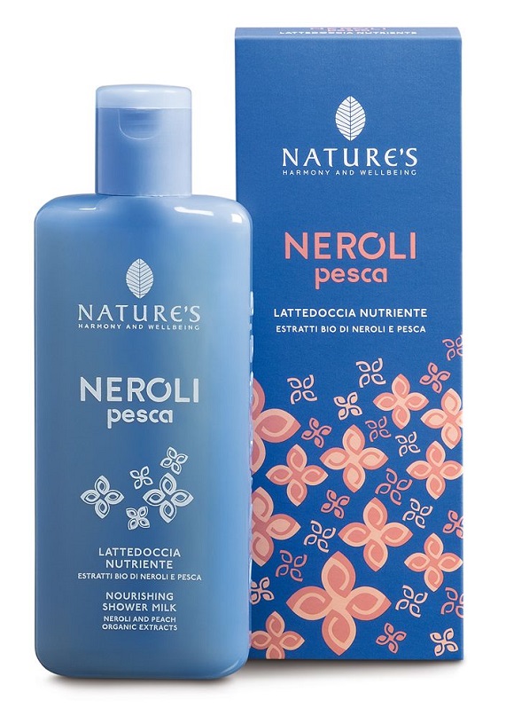 NATURE'S NEROLI E PESCA LATTE DOCCIA NUTRIENTE 200 ML - farmachicca