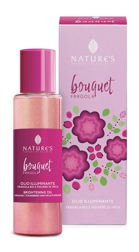 NATURE'S BOUQUET FRAGOLA OLIO ILLUMINANTE 100 ML EDIZIONE LIMITATA - farmachicca