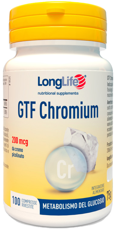 LONGLIFE GTF CHROMIUM 100 COMPRESSE - farmachicca