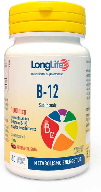 LONGLIFE B12 1000 MCG 60 TAVOLETTE - farmachicca