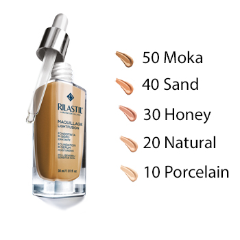RILASTIL MAQUILLAGE FONDOTINTA SIERO IDRATANTE PROTETTIVO 50 30 ML - farmachicca
