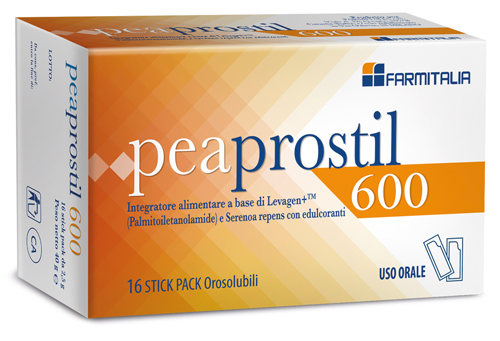 PEAPROSTIL 600 16 STICK PACK OROSOLUBILI - farmachicca