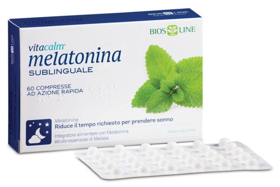 VITACALM MELATONINA 120 COMPRESSE SUBLINGUALI - farmachicca