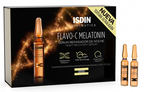 ISDINCEUTICS FLAVO C MELATONIN 10 FIALE - farmachicca