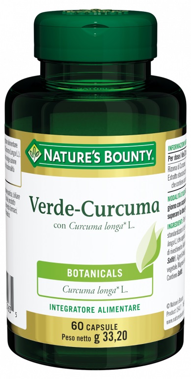 VERDE CURCUMA 60 CAPSULE 33,2 G - farmachicca