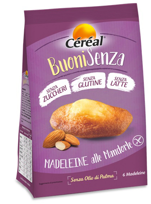 CEREAL BUONISENZA MADELEINE ALLE MANDORLE 180 G - farmachicca