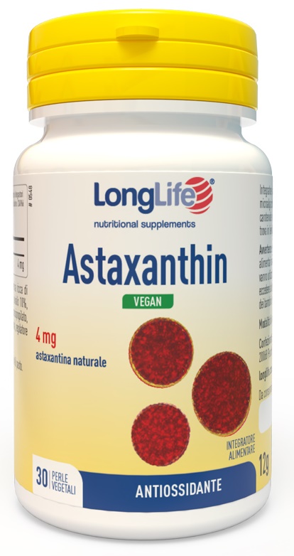 LONGLIFE ASTAXANTHIN 30 PERLE VEG - farmachicca