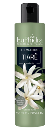 EUPHIDRA CREMA CORPO IDRATANTE TIARE' IN FLACONE CON ETICHETTA - farmachicca