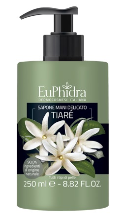 EUPHIDRA SAPONE LIQUIDO MANI TIARE' IN FLACONE CON ETICHETTA DISPENSER - farmachicca