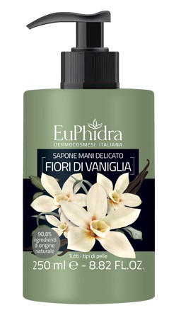 EUPHIDRA SAPONE LIQUIDO MANI VANIGLIA IN FLACONE CON ETICHETTA DISPENSER - farmachicca