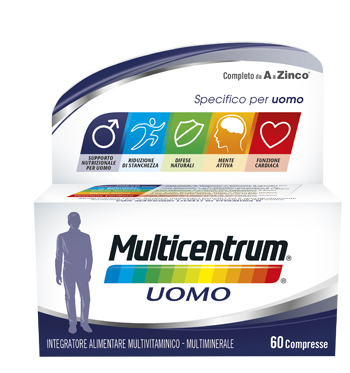 MULTICENTRUM UOMO 60 COMPRESSE - farmachicca