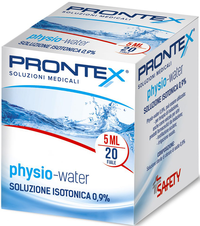 SOLUZIONE FISIOLOGICA PRONTEX PHYSIO ISOTONIC 20 FIALE DA 5 ML - farmachicca