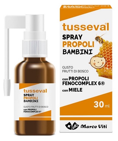 TUSSEVAL GOLA PROPOLI SPRAY PER BAMBINI 30 ML - farmachicca