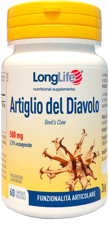 LONGLIFE ARTIGLIO DEL DIAVOLO 2% 60 CAPSULE - farmachicca