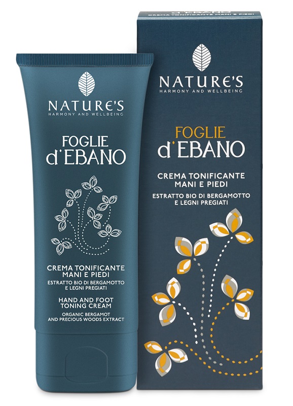 NATURE'S FOGLIE D'EBANO CREMA TONIFICANTE MANI E PIEDI 75 ML - farmachicca