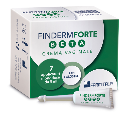 FINDERM FORTE BETA CREMA VAGINALE 7 APPLICATORI MONOUSO 5 G - farmachicca
