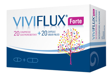 VIVIFLUX FORTE 20 COMPRESSE GASTRORESISTENTI + 20 CAPSULE LIQUID FILLER - farmachicca