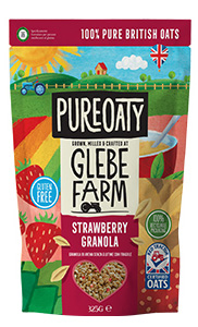 GLEBE FARM GRANOLA AVENA FRAGOLA 325 G - farmachicca