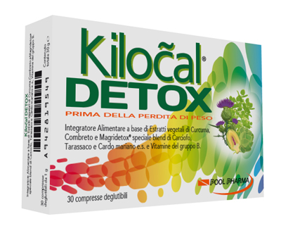 KILOCAL DETOX 30 COMPRESSE - farmachicca
