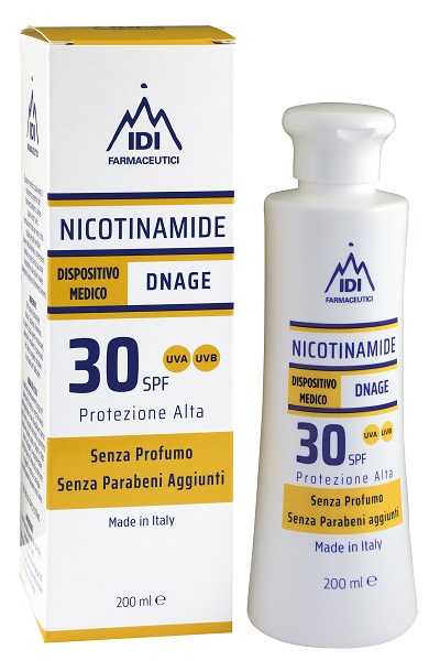 NICOTINAMIDE DNAGE 30SPF PROTEZIONE ALTA 200 ML - farmachicca