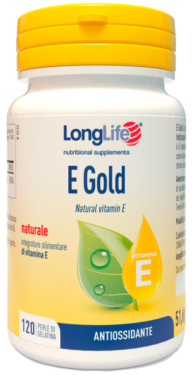 LONGLIFE E GOLD 90UI 120 PERLE - farmachicca