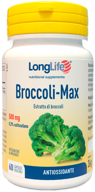 LONGLIFE BROCCOLI MAX 60 CAPSULE - farmachicca