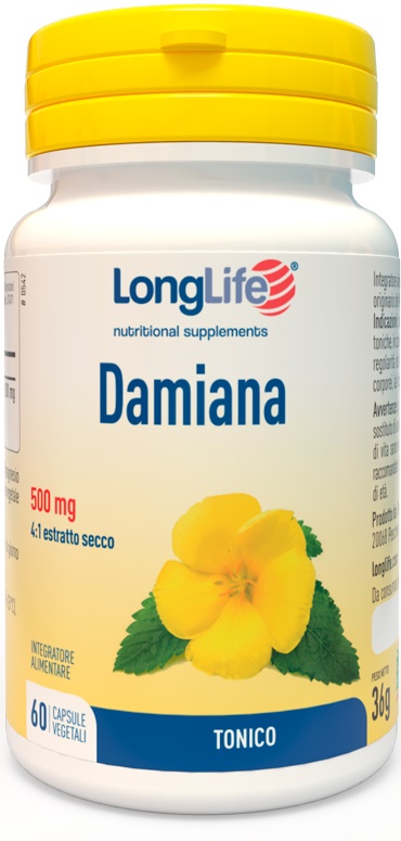 LONGLIFE DAMIANA 60 CAPSULE - farmachicca