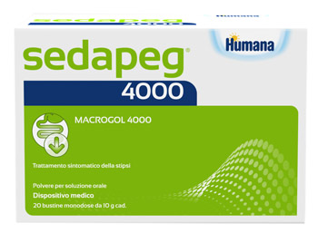 SEDAPEG 4000 20 BUSTINE MONODOSE X 10G HUMANA - farmachicca