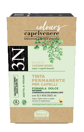 CAPELVENERE COLOURS TINTA CAPELLI 3N CASTANO SCURO - farmachicca