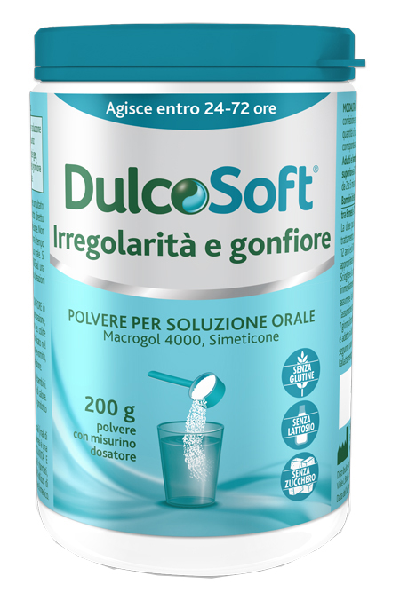 DULCOSOFT IRREGOLARITA' E GONFIORE POLVERE SOLUBILE 200 G - farmachicca