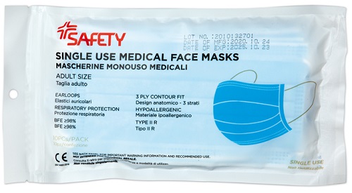 MASCHERINA CHIRURGICA 10 PEZZI - farmachicca