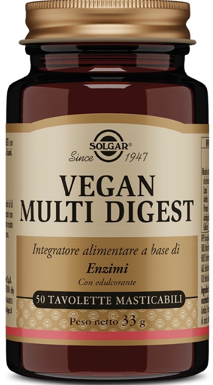 VEGAN MULTI DIGEST 50 TAVOLETTE MASTICABILI - farmachicca