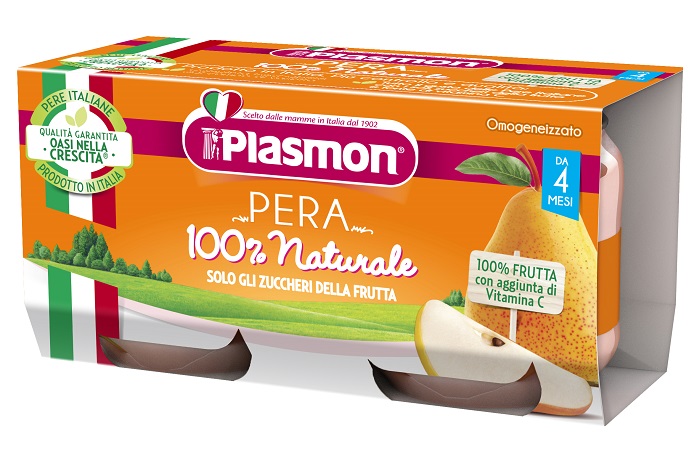 PLASMON OMOGENEIZZATO PERA 2 X 80 G - farmachicca