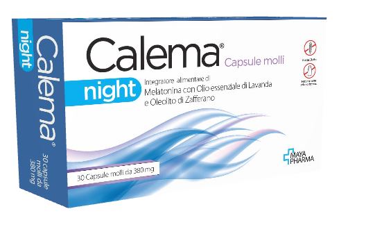 CALEMA NIGHT 30 CAPSULE MOLLI - farmachicca