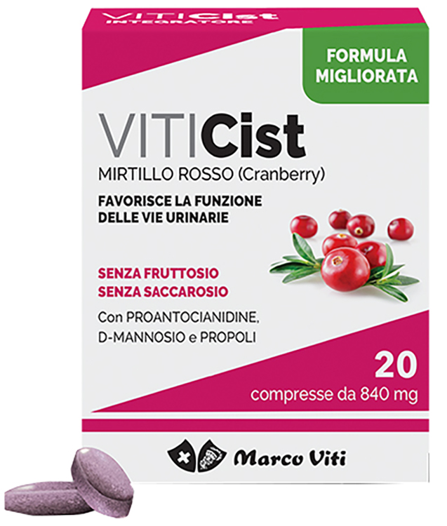 VITICIST MIRTILLO 20 COMPRESSE RIVESTITE - farmachicca