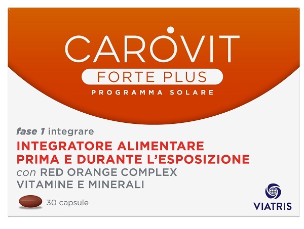 CAROVIT FORTE PLUS PROGRAMMA SOLARE 30 CAPSULE BL - farmachicca