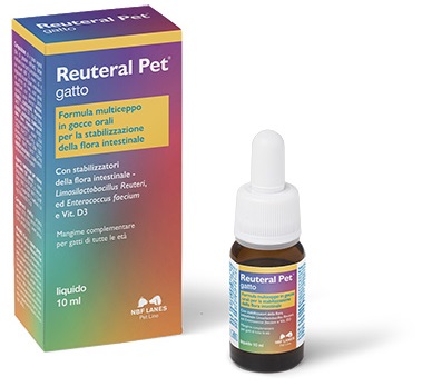 REUTERAL PET GATTO GOCCE 10 ML - farmachicca