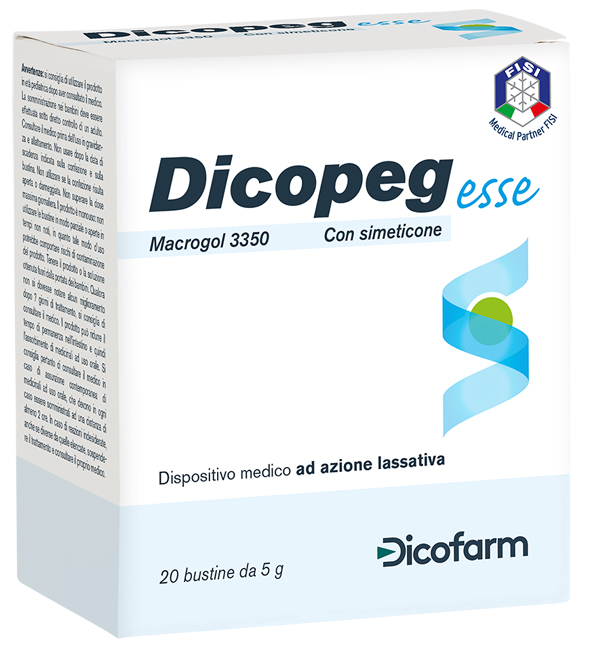 DICOPEG ESSE 20 BUSTE 5 G MACROGOL 3350 - farmachicca
