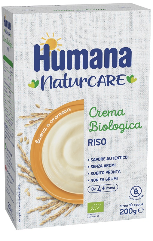 HUMANA CREMA DI RISO BIOLOGICO 200 G - farmachicca