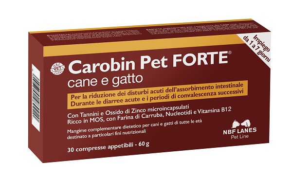 CAROBIN PET FORTE 30 COMPRESSE - farmachicca