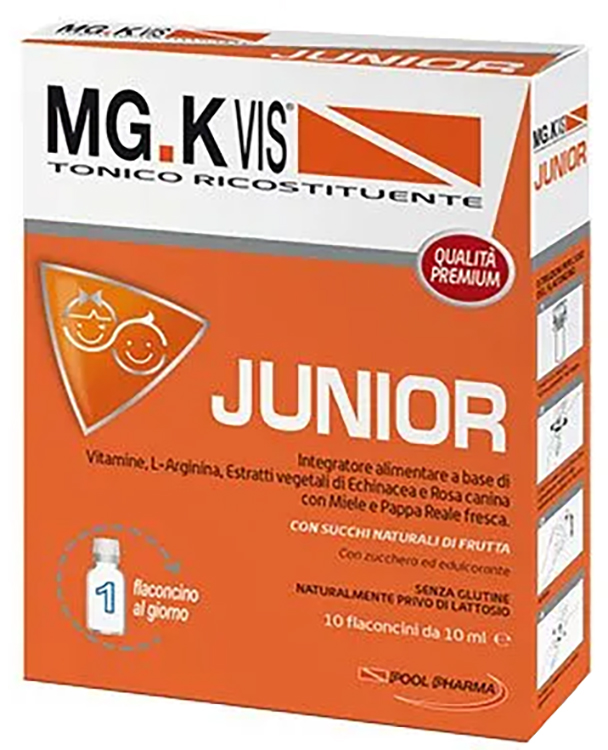 MGK VIS TONICO RICOSTITUENTE JUNIOR 10 FLACONCINI DA 10 ML - farmachicca