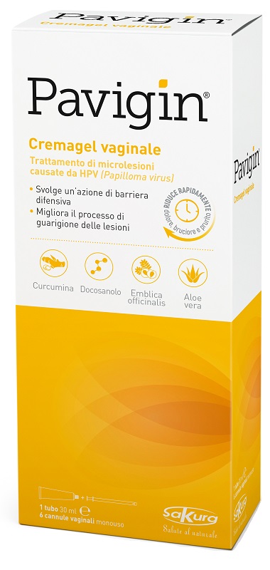 PAVIGIN CREMAGEL VAGINALE 30 ML CON 6 CANNULE VAGINALI MONOUSO - farmachicca