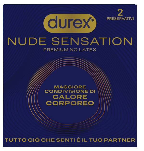 PRESERVATIVO DUREX NUDE SENSATION 2 PEZZI - farmachicca