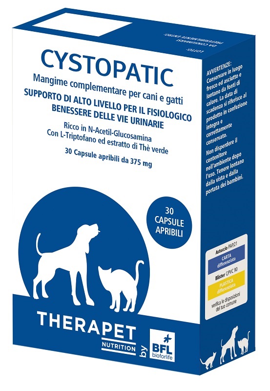 CYSTOPATIC THERAPET 30 CAPSULE - farmachicca